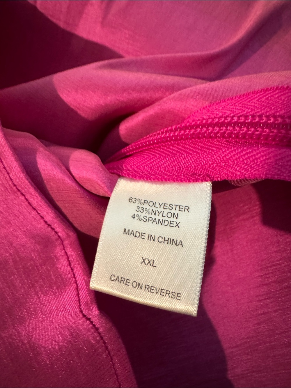 New York & Company Fuchsia Pink Puff-Sleeve Peplum Top - Picture 7 of 11